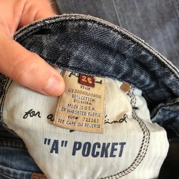 7 For All Mankind Boot Cut jeans Size 25 - Picture 5 of 7